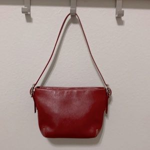 Vintage Red Leather Coach Mini